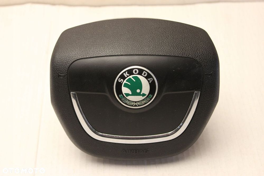 SKODA SUPERB II PODUSZKA KIEROWCY KIEROWNICY 1Z0880201AK - 1