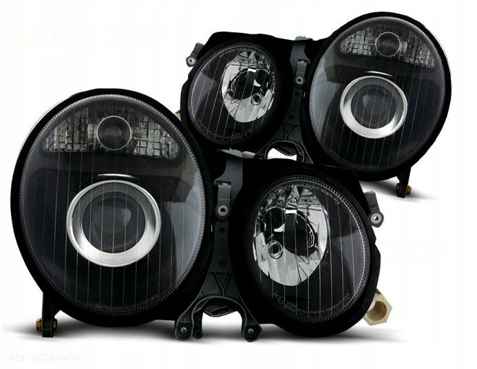 Reflektory Lampy kpl Tuning Soczewka h7 Mercedes E-klasa 210 Lift 1999-2003 - 1