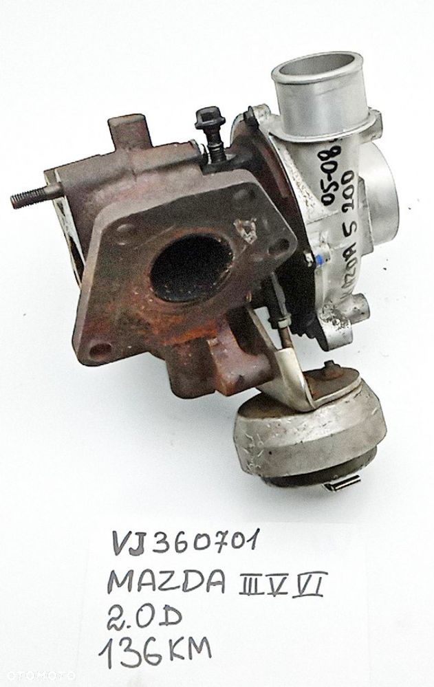 TURBINA 2.0 D 2.0 CITD 136KM MAZDA 3 5 6 VJ360701 - 3