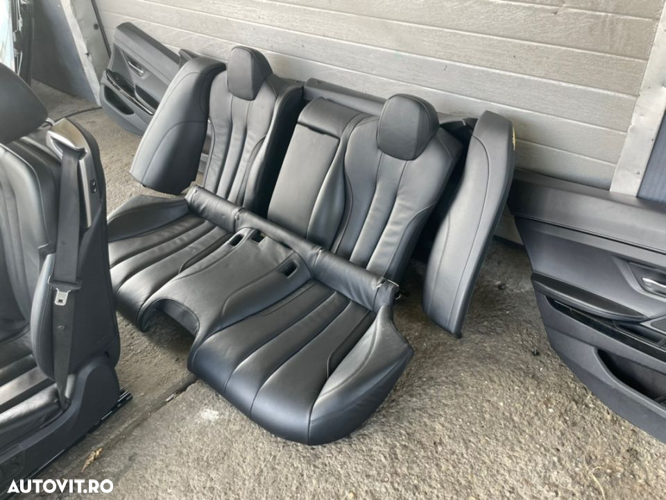 scaune comfort confort   piele sport   recaro bmw M pachet seria 6 Gran coupe F06 încălzite cu memorii plafon negru stâlpi parasolare banchete panouri de ușă Grand Cupe 640xd 650xd centuri active - 10