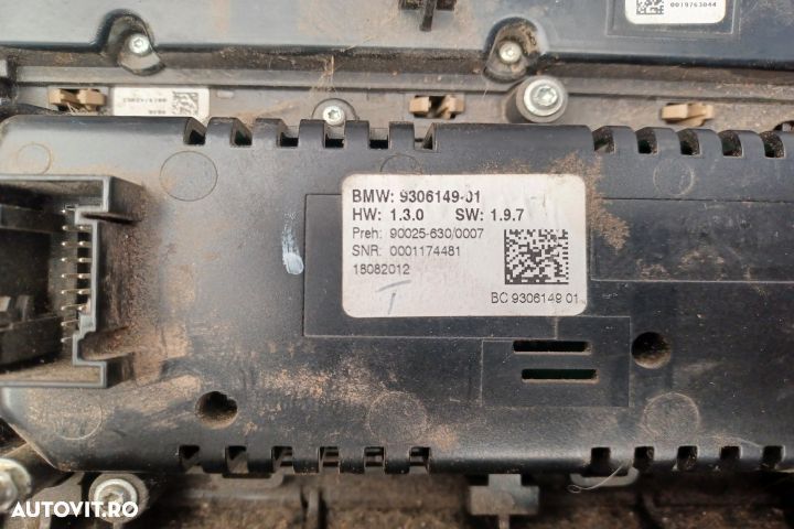 Comanda clima 9306149-01 9306149-01 BMW Seria 5 F10 [2009 - 2013] Sed - 3