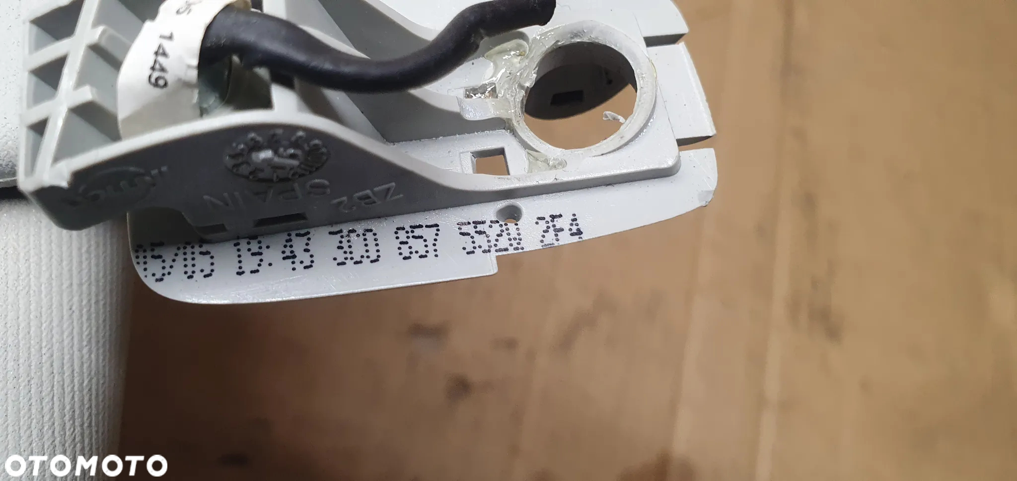 Osłona przeciwsłoneczna prawa pasażera podwójna VW Passat B6 3C0857552Q - 6