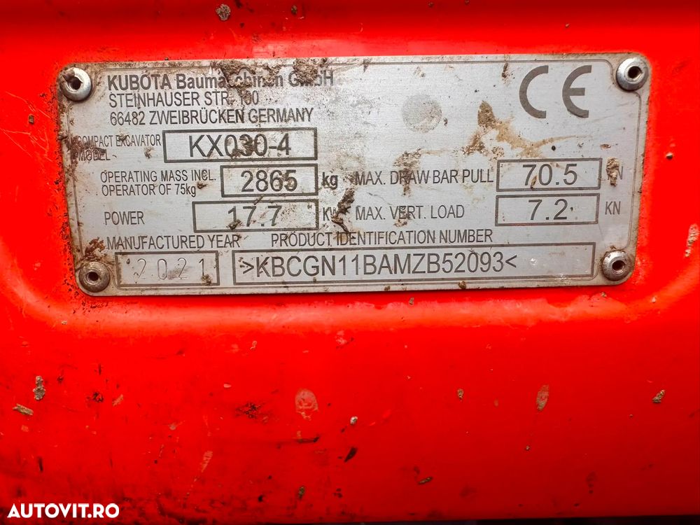 Kubota KX030 - 10