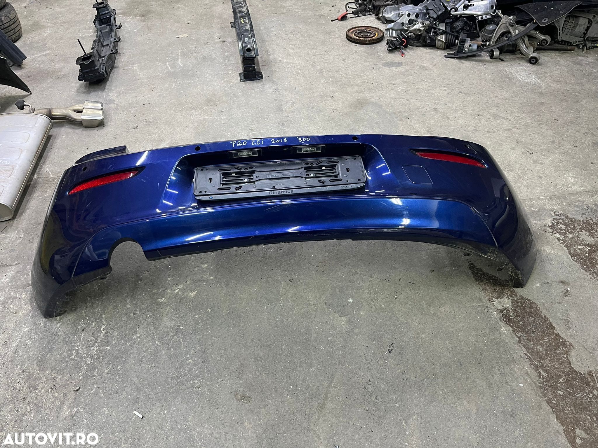Bara spate BMW seria 1 F20 LCI an 2018 cu 4 gauri pentru senzori - 1