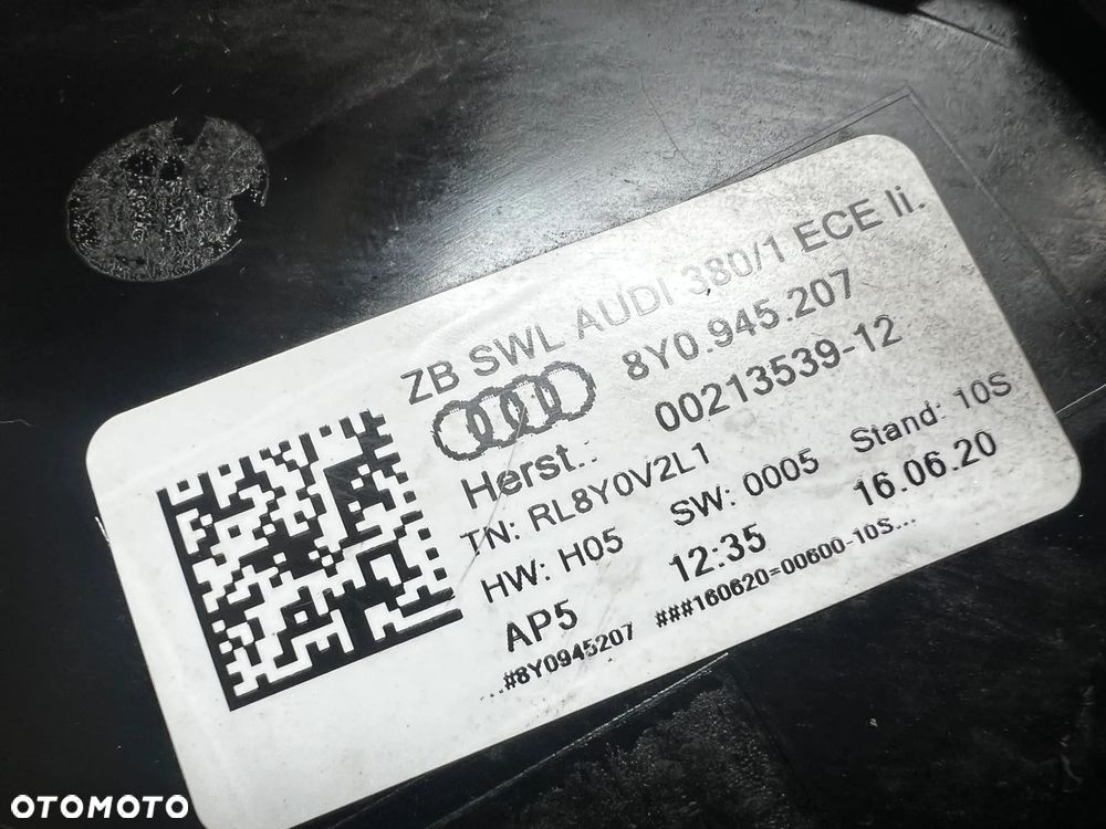 AUDI A3 S3 8Y LAMPA LAMPY TYŁ LEWA PRAWA LED KOMPLET MATRIX 8Y0945207 8Y0945307 8Y0945208 8Y0945308 RÓŻNE ROCZNIKI CENA W OPISIE - 7