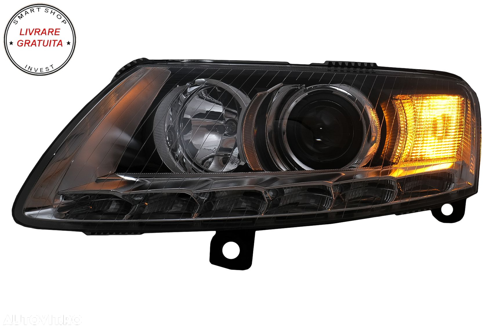 Faruri LED Audi A6 4F C6 (2008-2011) Conversie pentru Xenon la Facelift Design- livrare gratuita - 9