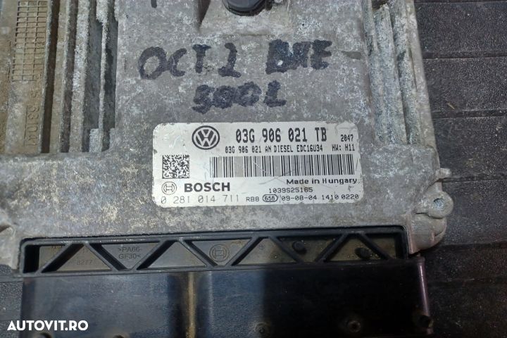 ECU Calculator Motor 03G906021TB 0281014711 - 1.9 BXE 03G906021TB 028 - 3