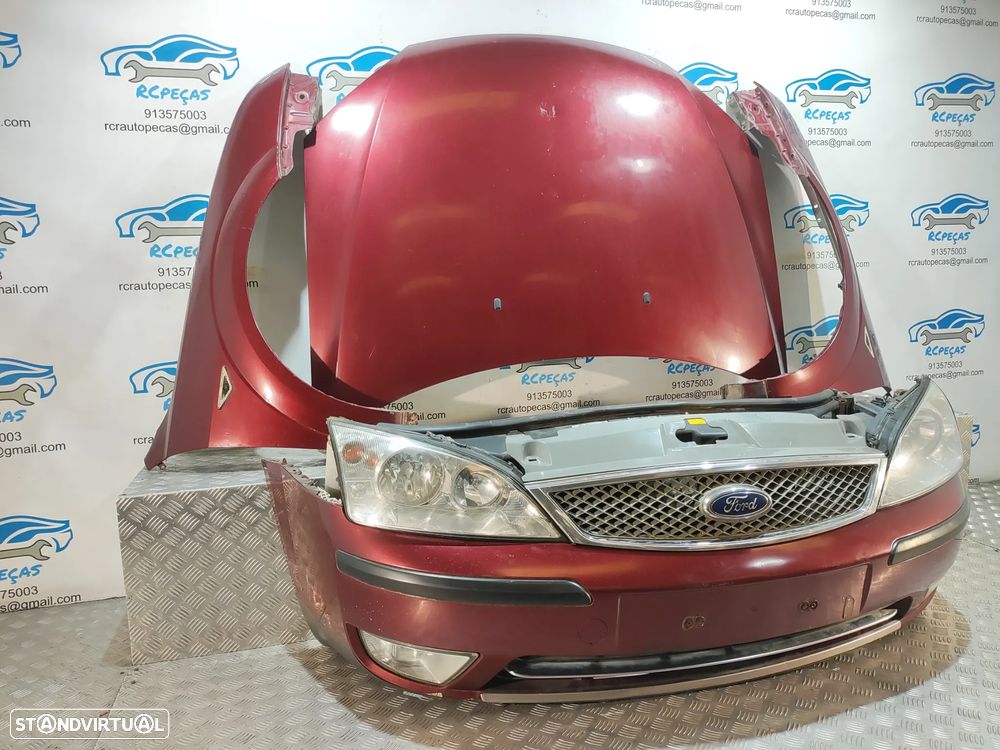 FRENTE COMPLETA FORD MONDEO 3 III MK3 FASE 2 CAPOT PARACHOQUES GUARDA-LAMAS OTICAS RADIADOR VENTILADOR FRENTE FIBRA REFORÇO - 2