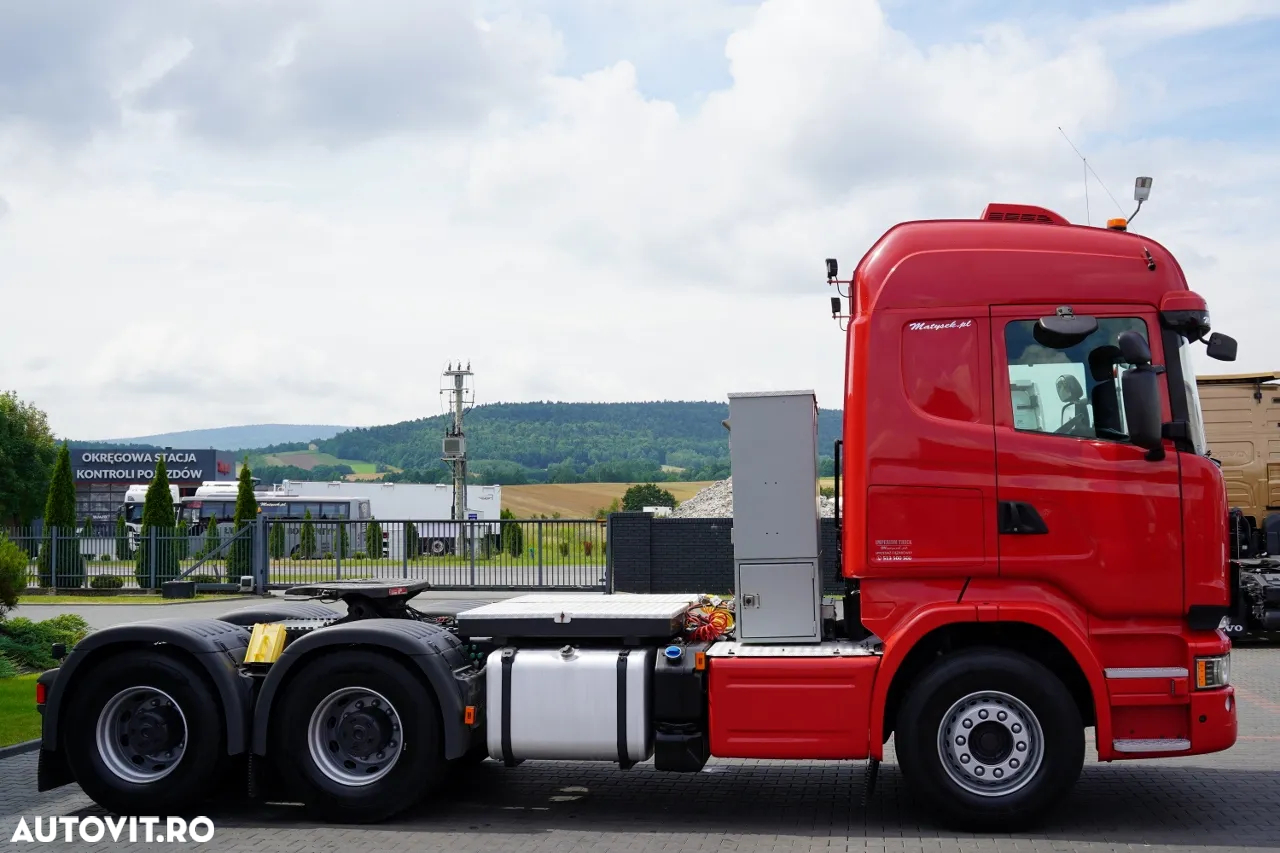 Scania R 580 / V8 / 6x4 / MTA: 150.000 KG / RETARDER / I-PARK COOL / ADR COMPLET / TRACTOR CU 3 AXE / IMPORTAT - 6