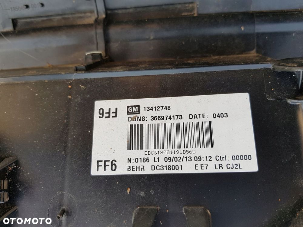 nagrzewnica dmuchawa Opel Astra J - 11
