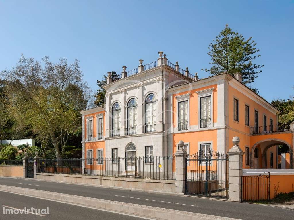 Palácio em primeira linha de mar vista frontal | Oeiras - Grande imagem: 4/45