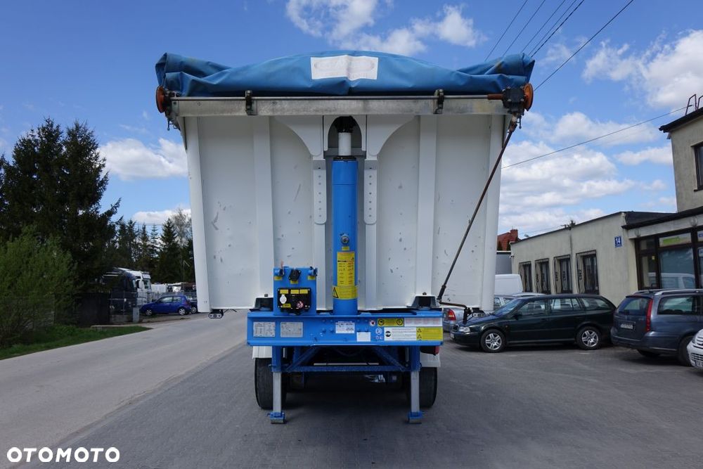 Stas WYWROTKA 26,5m3 / ALUMINIOWA /OSIE SAF /OŚ PODNOSZONA / ALUMINIOWE FELGI / SZYBER ZBOŻOWY / PLANDEKA - 4