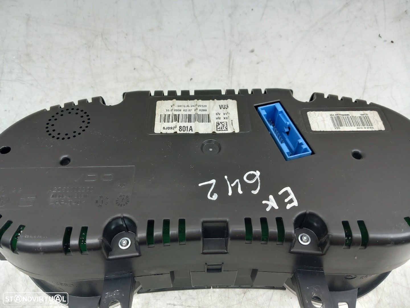 Quadrante / painel de instrumentos SEAT Ibiza IV SportCoupe (6J1, 6P5) - 2