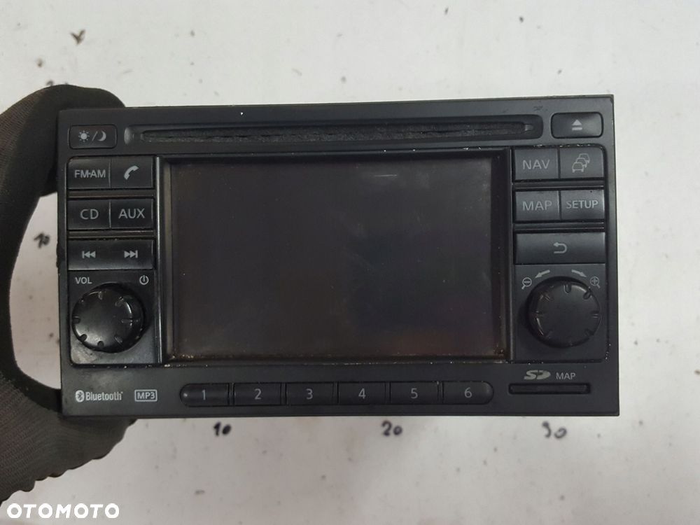 NISSAN QASHQAI I J10 LIFT 10-13r RADIO NAWIGACJA 25915BH30E - 1