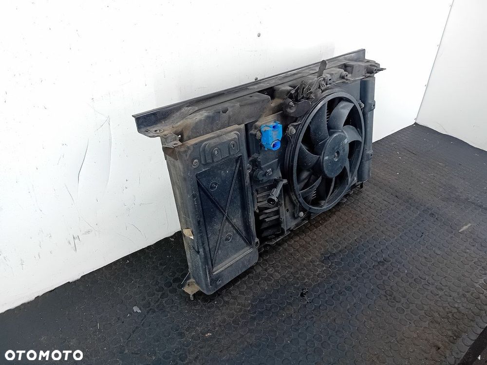 ZESTAW CHŁODNIC WODA KLIMA WENTYLATOR PEUGEOT 308 I 9650316080 1.4 VTI - 3