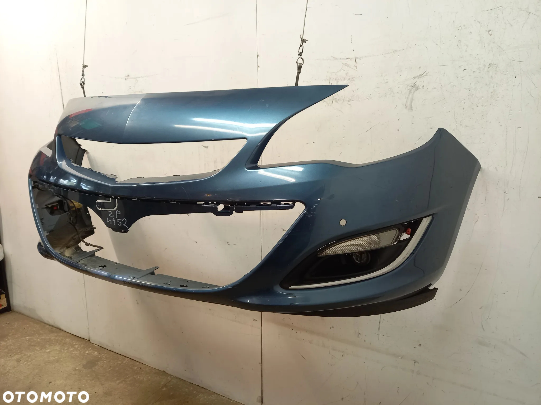 Opel Astra J IV 4 LIFT Zderzak przedni przod chromy halogeny kratki - 2