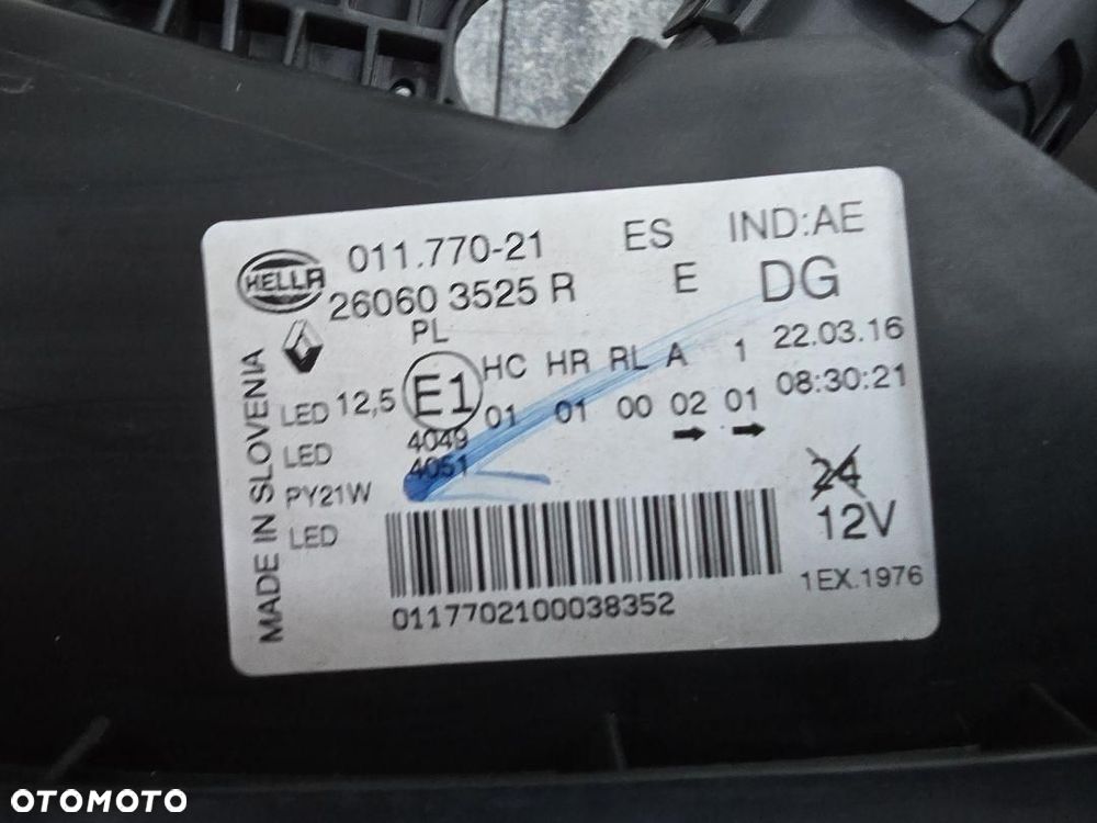 RENAULT KADJAR Lampy Full Led Dynamic Pure Vision 260603525R 260106875R - 14