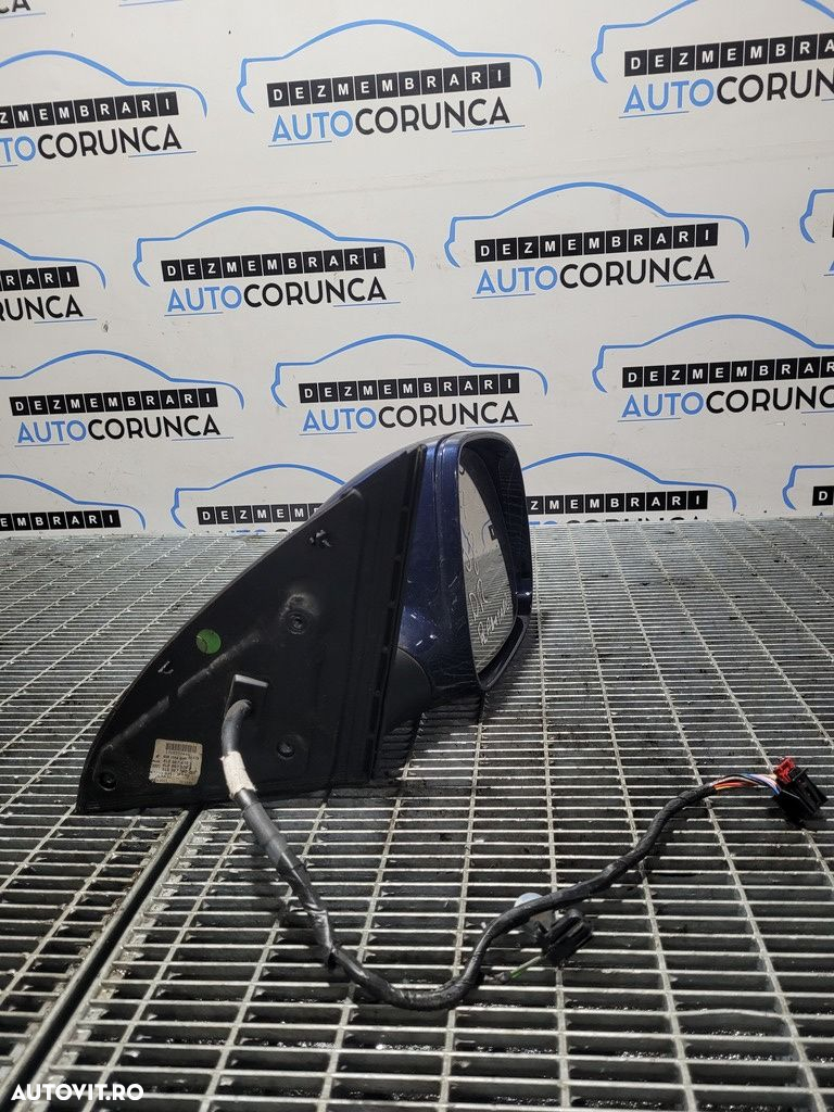Oglinda dreapta AUDI Q7 2005 - 2009 4 Usi ALBASTRU LZ5E (898) Rabatabile - 2