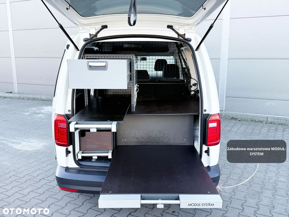 Volkswagen Caddy Maxi Long L2 5-miejsc Zabudowa Warsztawowa Salon PL, Jeden Właściciel BEZWYPADKOWY - 20