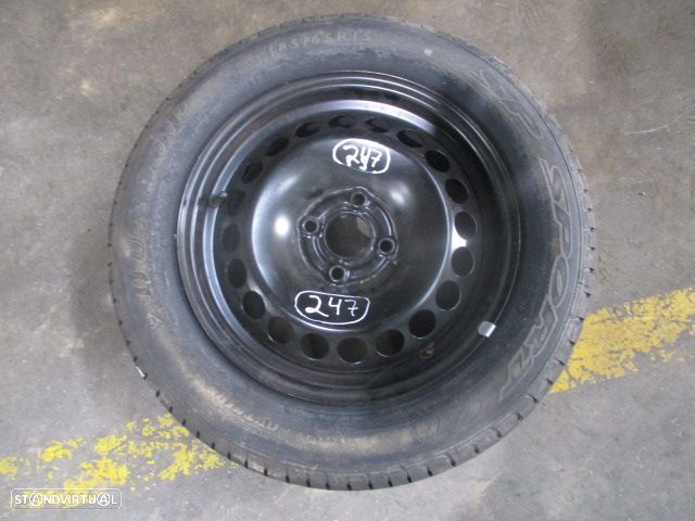 Roda Suplente RODS247 OPEL CORSA D FASE 1 2007 1.3CDTI 75CV 3P BRANCO 56.6Mm 4X100 185/65/15 ET39 - 1