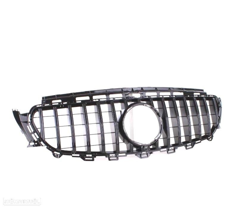 GRELHA FRONTAL MERCEDES W213 16-18 LOOK GT PRETO BRILHO - 3