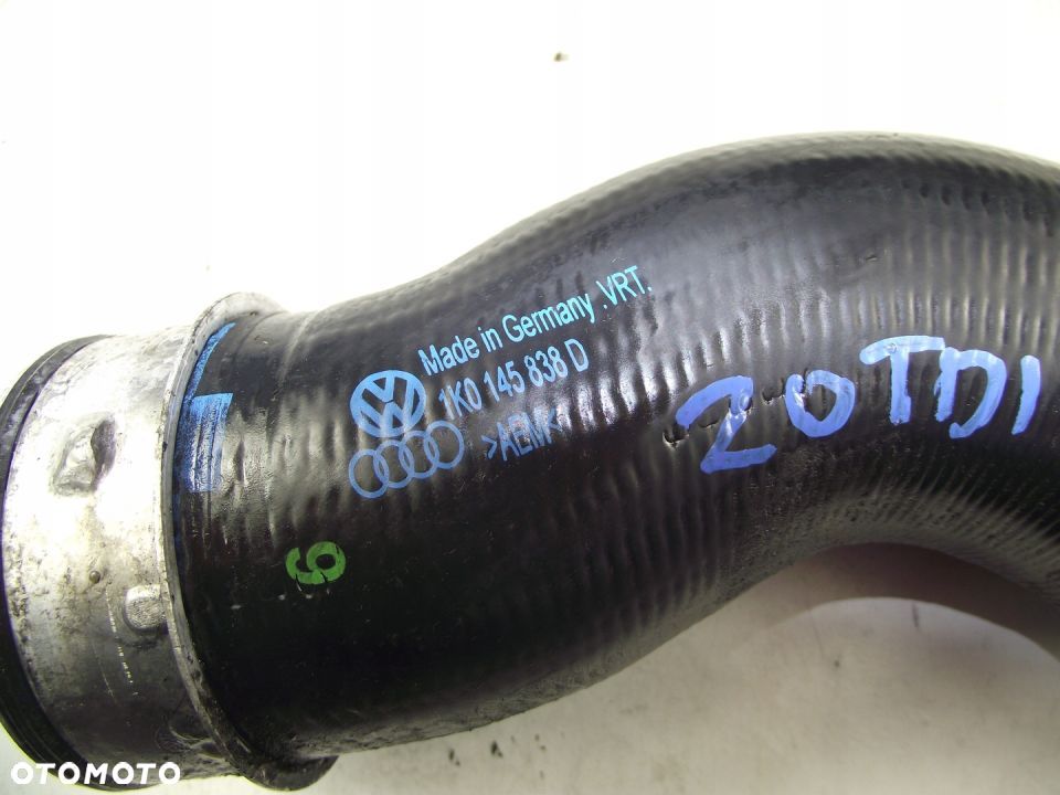 rura intercoolera passat b6 2.0 tdi 1k0145838d - 2