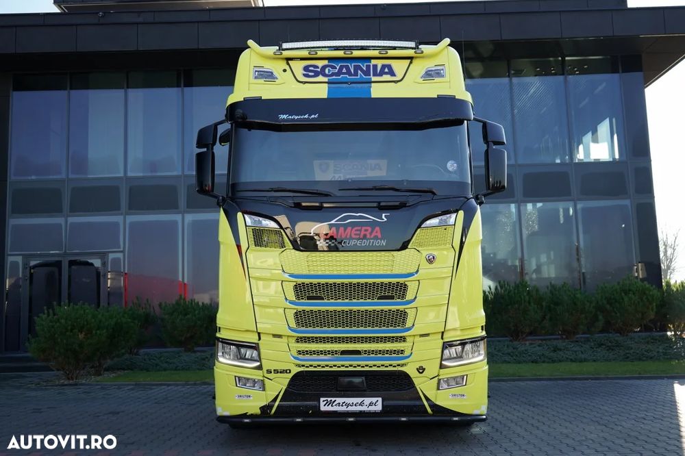 Scania S 520 / V8 / RETARDER / I-PARK COOL / COMPLET AIRMATIC / PIELE / - 3