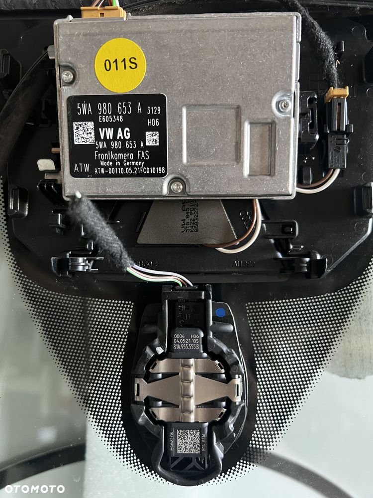 SZYBA CZOŁOWA PRZEDNIA AUDI A3 8Y0 SENSOR KAMERA 2021R ORYGINAŁ 8Y0845099A 5WA980653A - 5