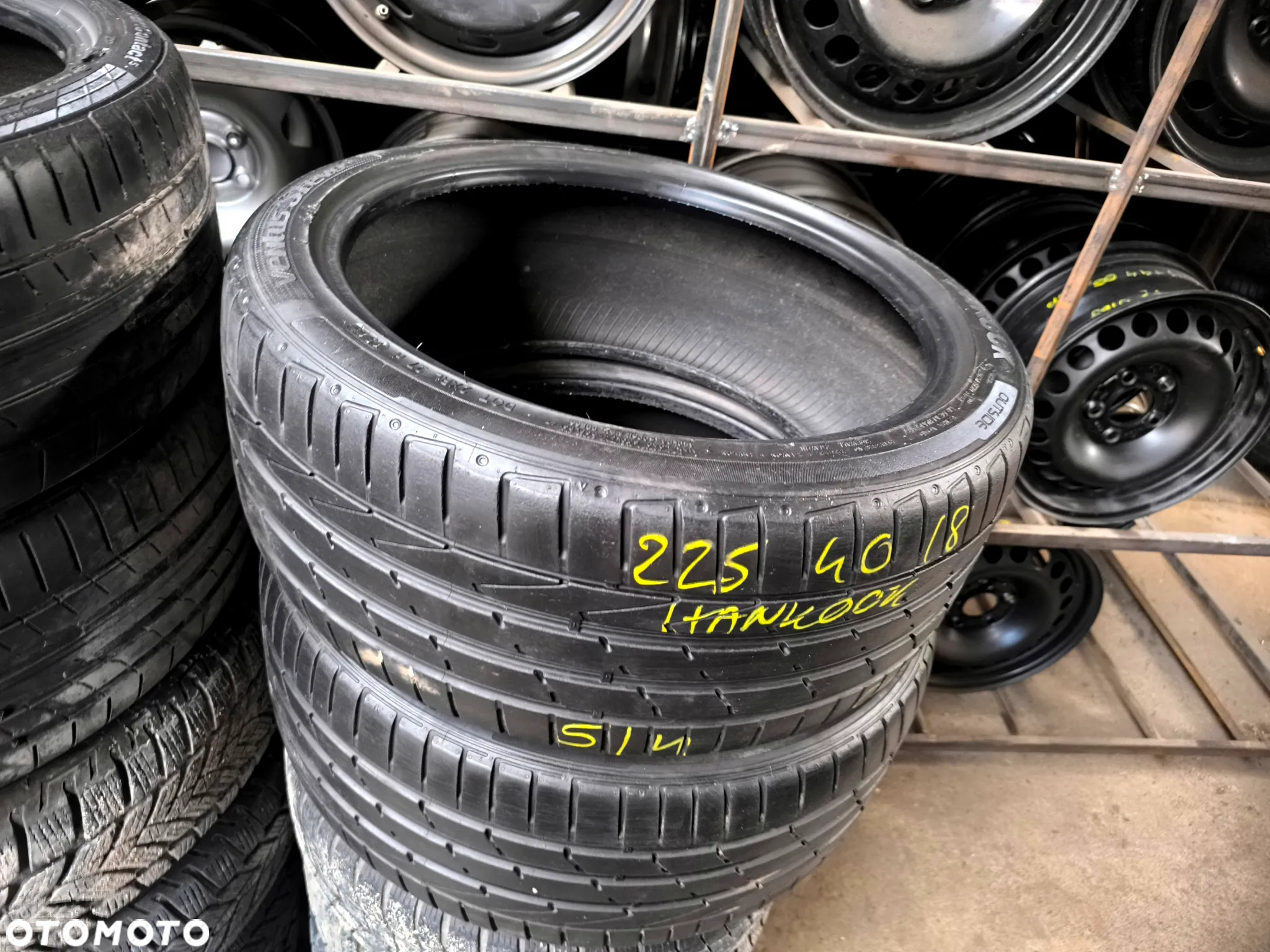 225/40R18 92Y XL Opony Letnie Lato HANKOOK VENTUS S1 EVO2 CONTINENTAL ContiSportContact 5 4-5mm Legnica ALU-RAD 225/40 - 3