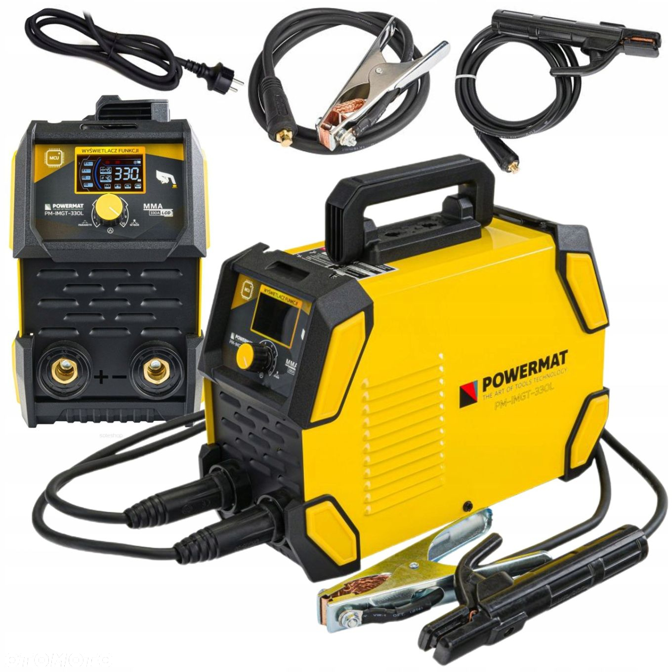 SPAWARKA INWERTOROWA INWERTEROWA LCD MMA PULSE TIG-LIFT 330A IGBT 6,7 kVA - 13