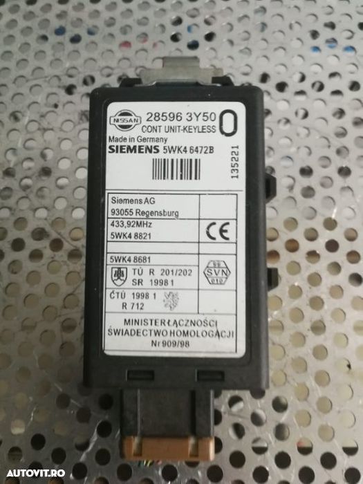 Modul Calculator Confort Nissan X Trail 2.2 Dci 2001/2007 Modul Calculator Confort Nissan X Trail 2 - 1