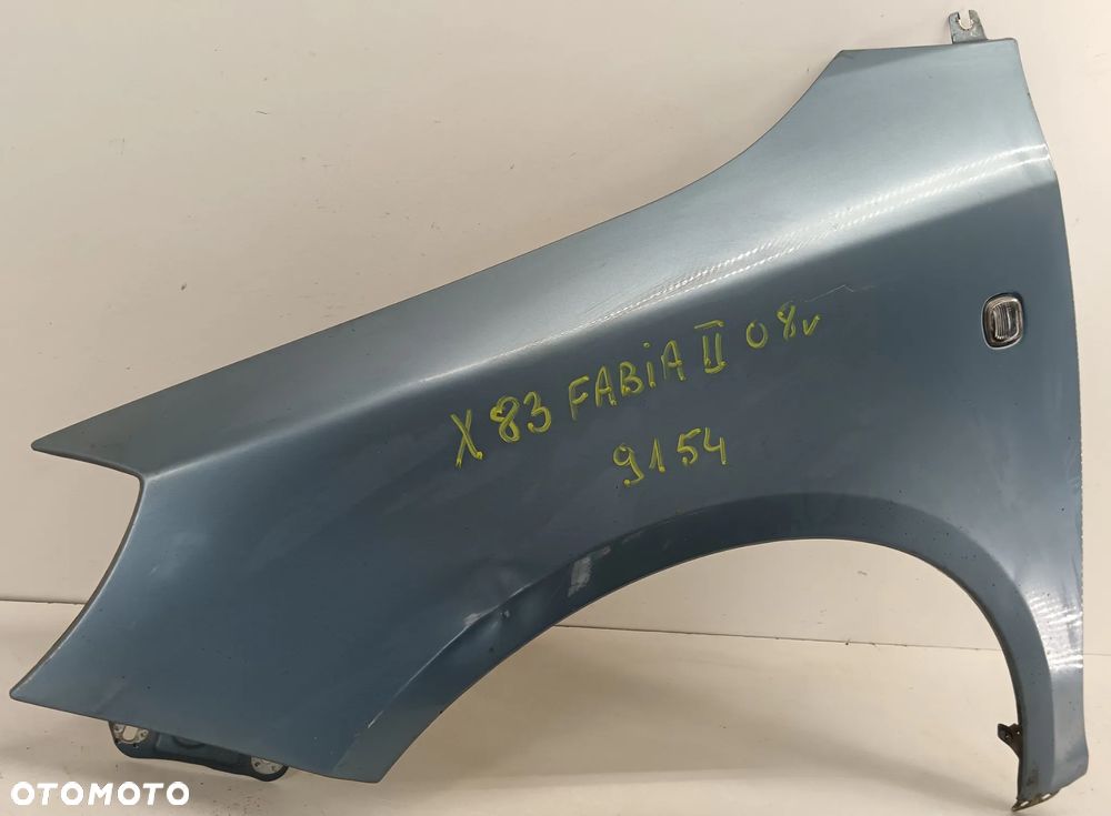 błotnik lewy przód przedni SKODA FABIA II 06-10 9154 - 2