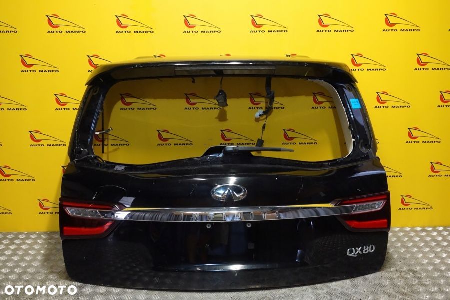 INFINITI QX80 2018 - 2024 Klapa Tylna Bagażnika Spoiler Lampa Tył USA - 2