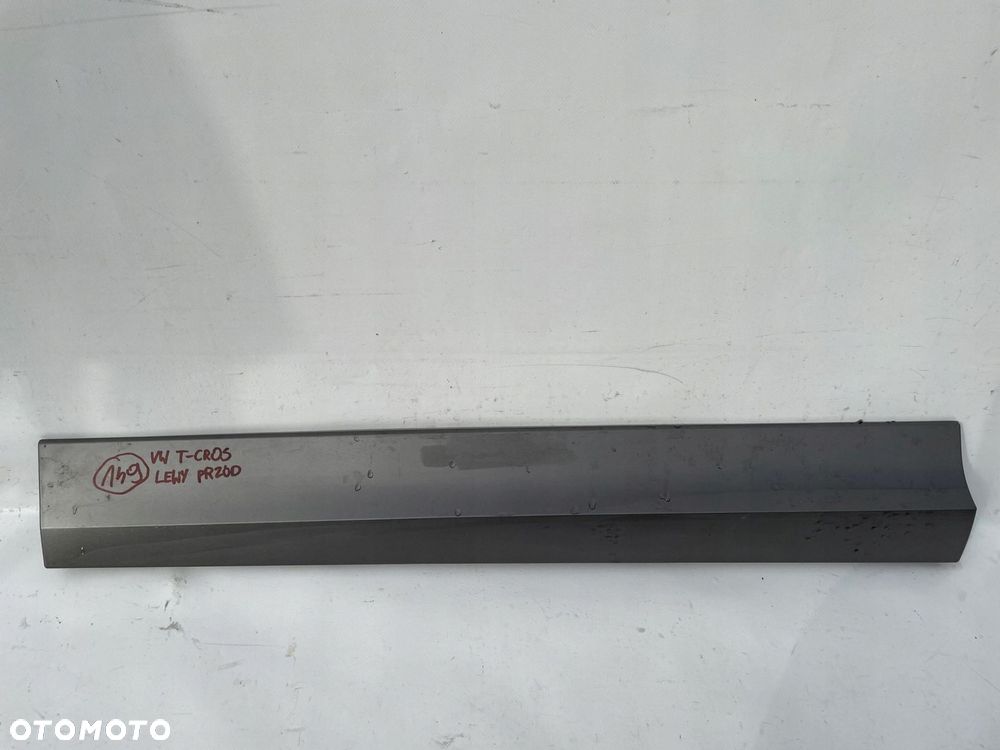 VW T-CROSS LISTWA DRZWI LEWY PRZÓD PRZEDNIA 2GM854939G - 2