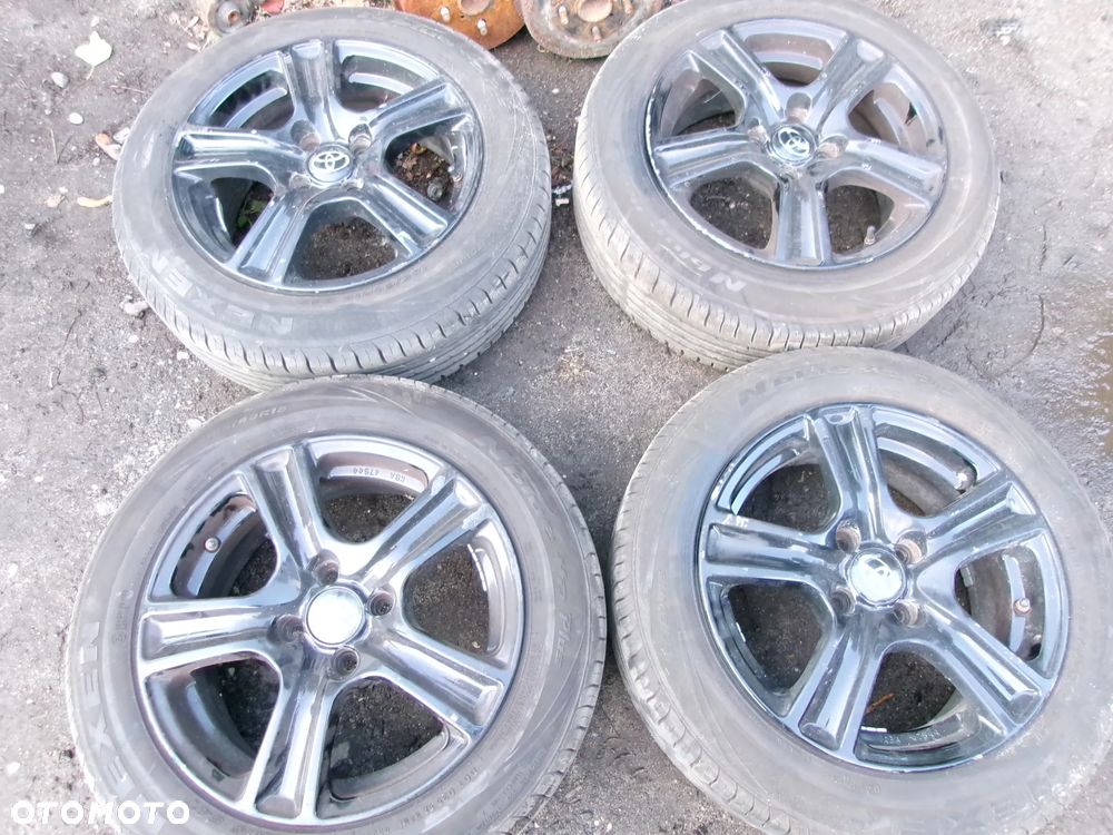 KOŁA FELGI ALUMINIOWE OPONY TOYOTA YARIS 185/60/15 4x100 KOMPL  YARIS II    III - 1