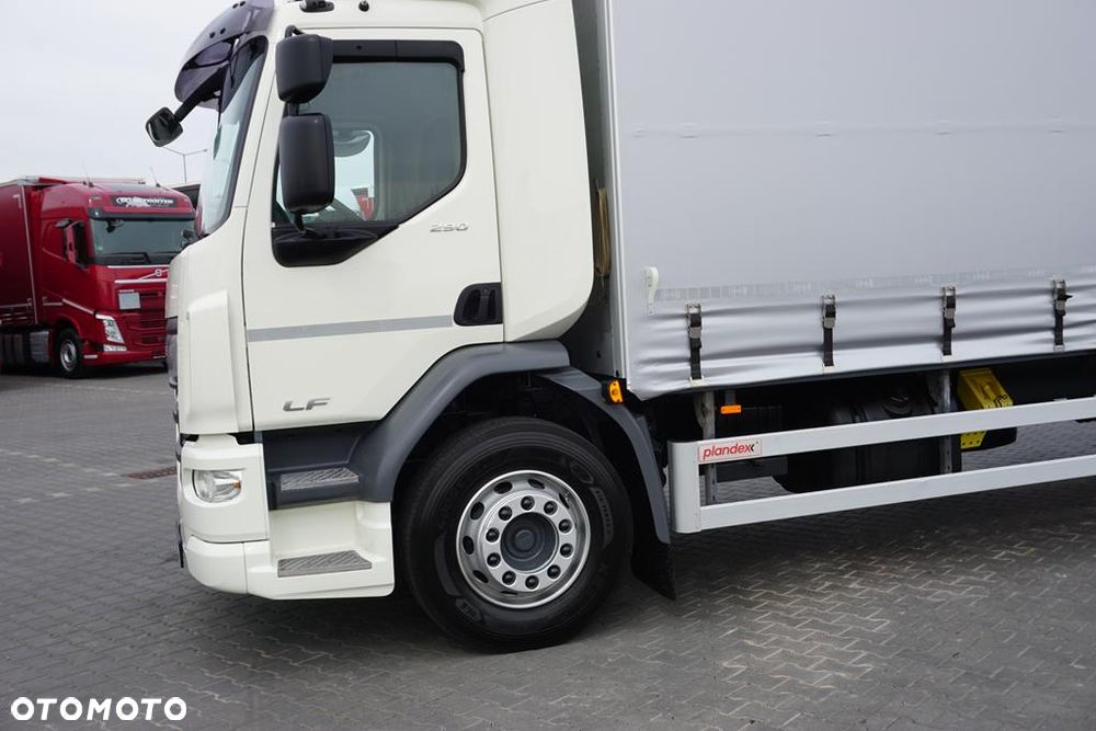 DAF / LF / 290 / E 6 / FIRANKA + WINDA / ŁAD. 9 970 KG / 19 PALET - 18