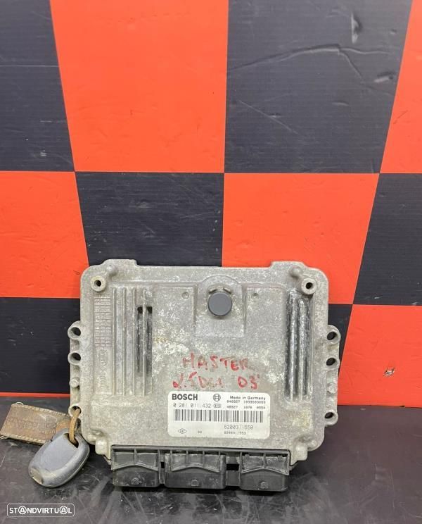 Conjunto Centralina Motor + Ignição Renault Master Ii Camião De Plataf - 1