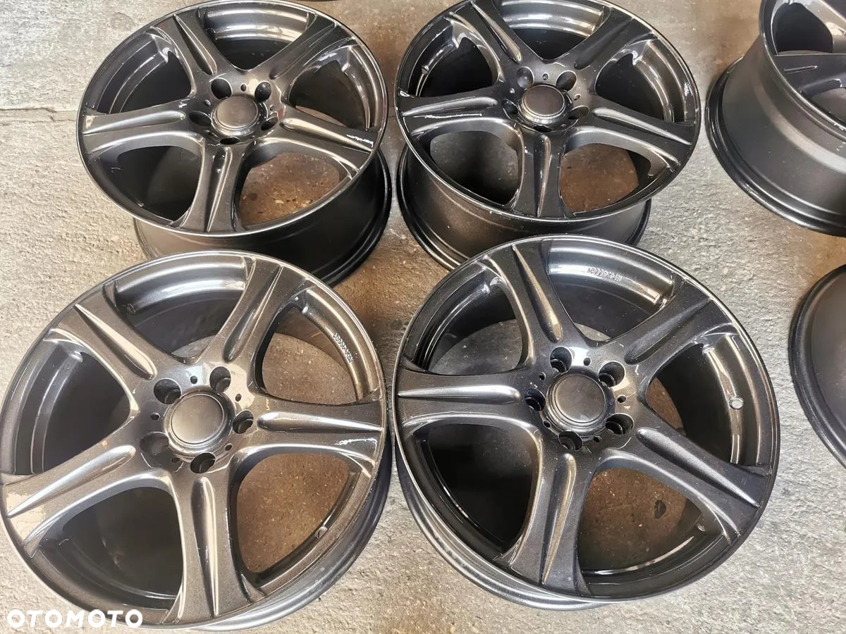 ALU FELGI 5X112 R17 8J ET48 JAK NOWE! PIĘKNY GRAFIT! SKODA SEAT VW AUDI - 13