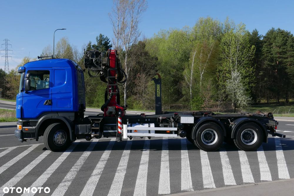Scania R 380 6X4 RESOR DŹWIG PALFINGER BLOKADA MOSTÓW MANUAL DO ZŁOMU - 25