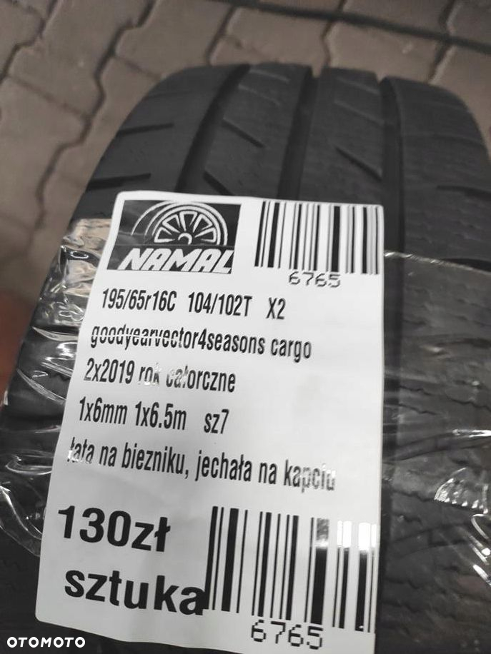 195/65r16C goodyear 2019 opony cało 6,5mm 6765 - 11