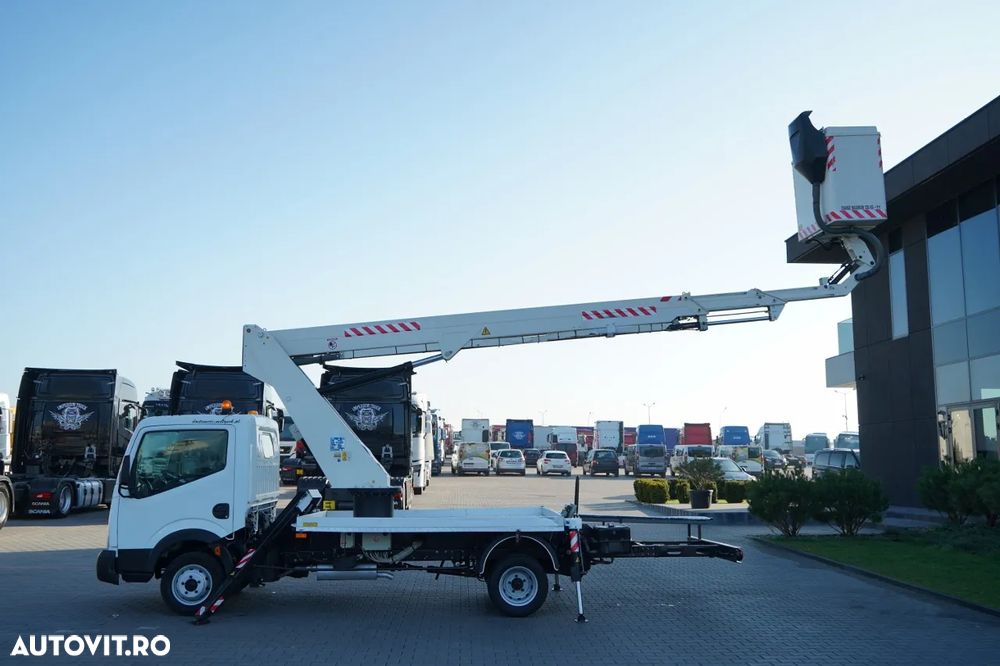 Nissan CABSTAR / ELEVATOR DE 20 DE METRI / GSR E200TE4 / DUBLU / CAPACITATE DE RIDICARE - 200 kg / 4 STABILIZATOARE / - 5