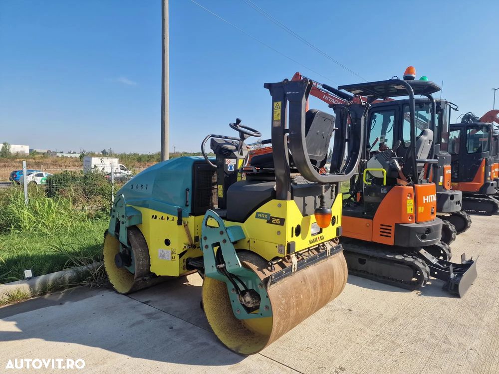 Ammann ARX 26, 934h, 2018, latime tambur 1,2m, 2,6t, sitem stropire, motor Yanmar 31CP, Lungime 2,3m, inaltime 2,1m, posiblitte leasing 3 ani, STARE FOARTE BUNA-PROMOTIE 19.900 Eur+Tva - 4