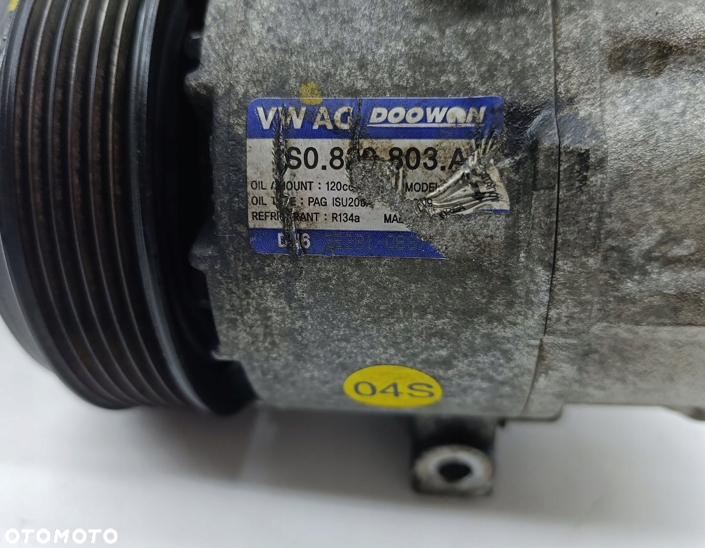 SPRĘŻARKA KLIMATYZACJI SKODA VW CITYGO UP 1.0 MPI 1S0820803A - 4