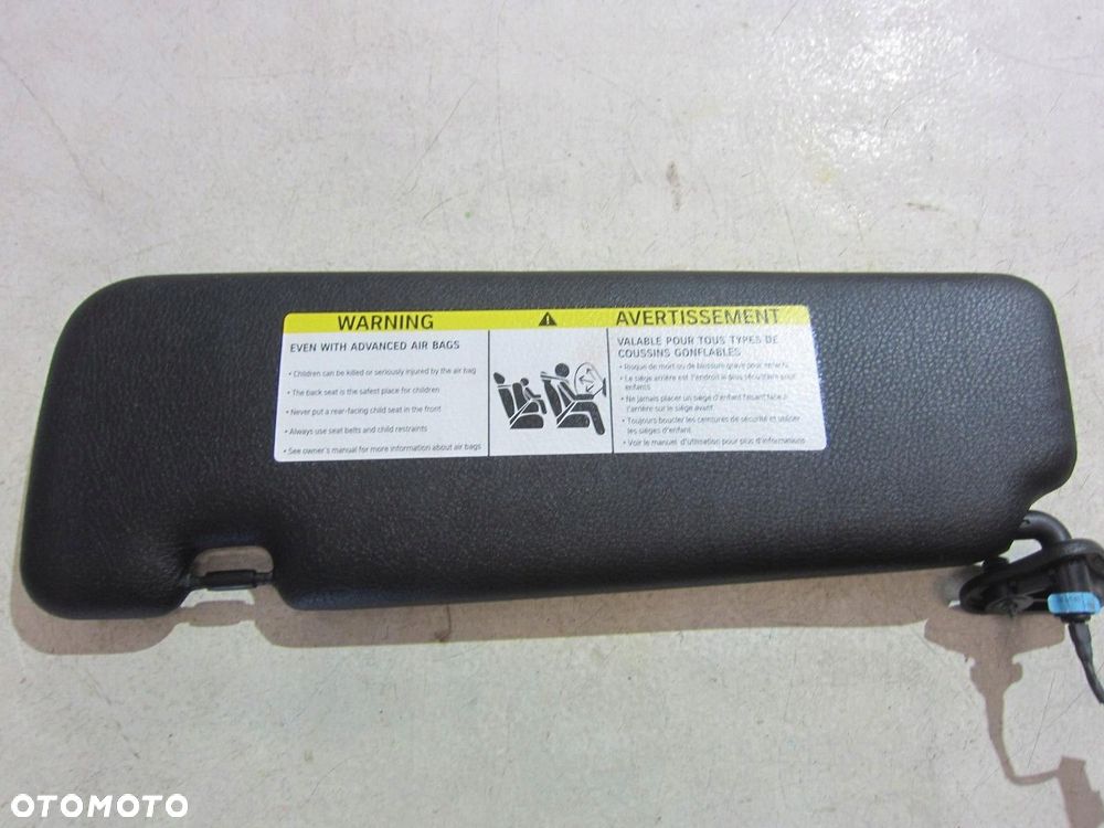 BMW 6 F12 CABRIO OSŁONA PRZECIWSŁONECZNA PRAWA LEWA CZARNA 7294697 7294698 - 4