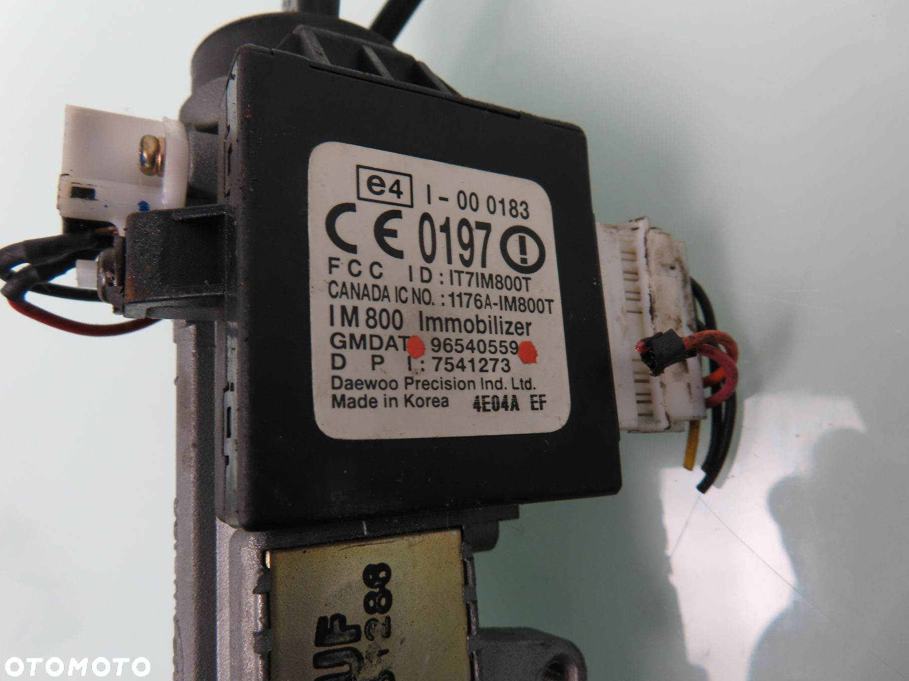 STACYJKA STEROWNIK CHEVROLET AVEO T200 1.2 S010011038 96376653 96540559 - 10