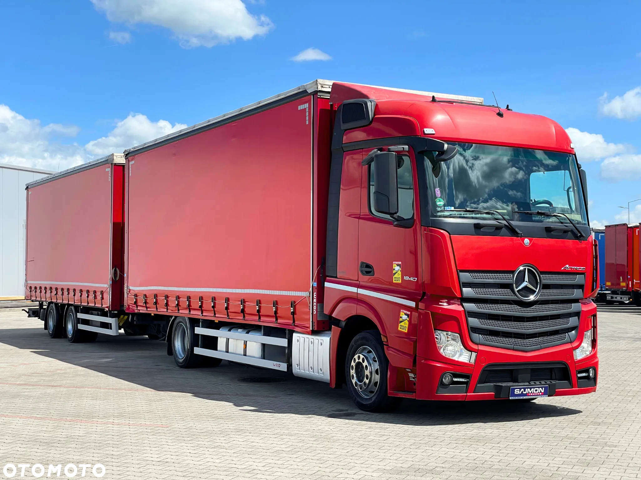 Mercedes-Benz ACTROS 1840 / ZESTAW TANDEM 120 M3 / 7,75 M + 7,75 M / SALON PL - 2