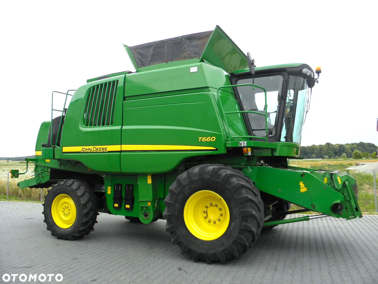 John Deere T660 2008 rok , Heder 6,7 m, Wilgotnosciomierz, Waga, Najbogatsza Wersja, Stan Idealny - 2