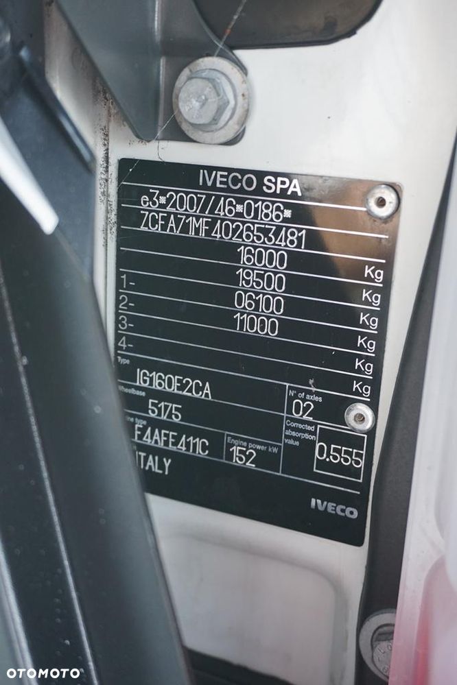Iveco EUROCARGO / 160-21 / SKRZYNIOWY + HDS / FASSI F110 / ROTATOR / PILOT - 11