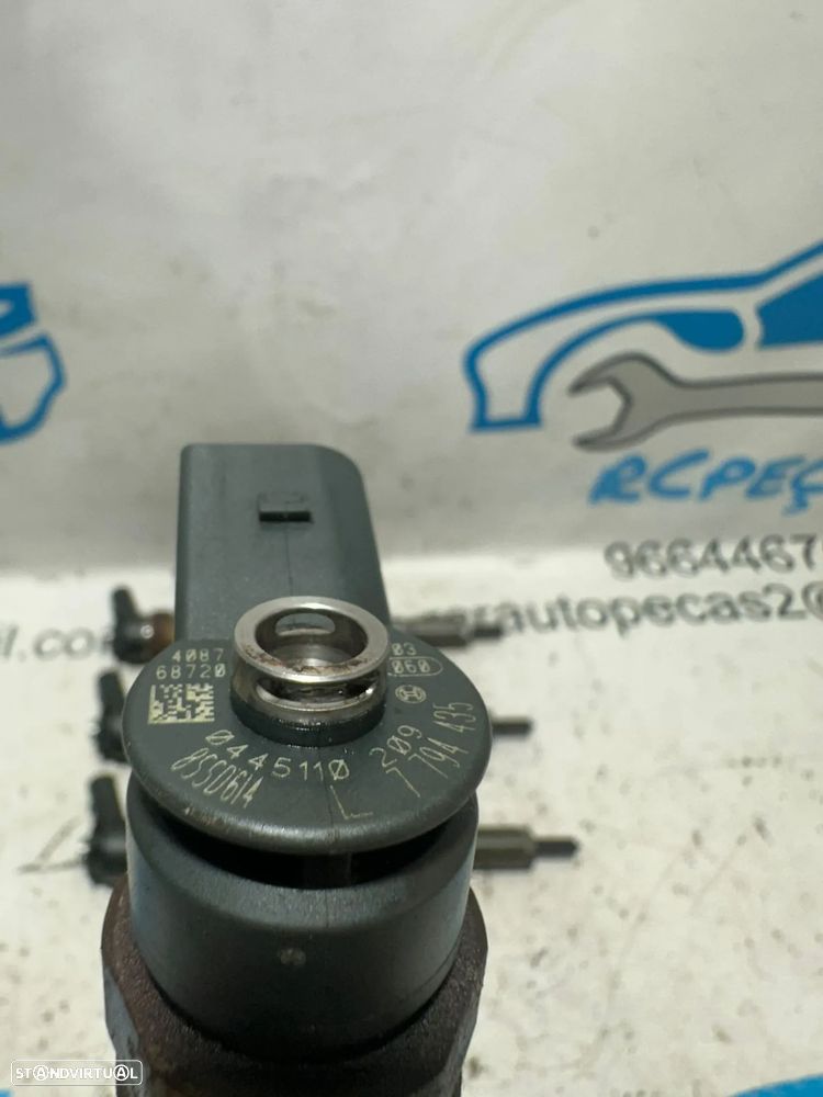 .Conjunto 4 Injetores Bosch BMW M47N M57N2 118D 318D 325D 525D 7794435 0445110209 2003 - 2010 - 8