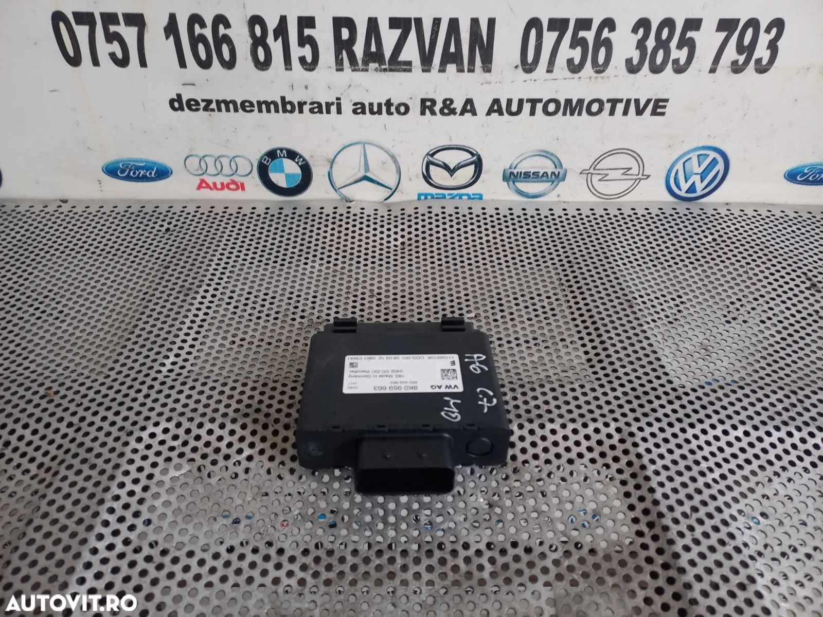 Modul Stabilizator Tensiune Baterie Audi A6 4G C7 An 2011-2012-2013-2014-2015-2016-2017-2018 Cod 8K - 1